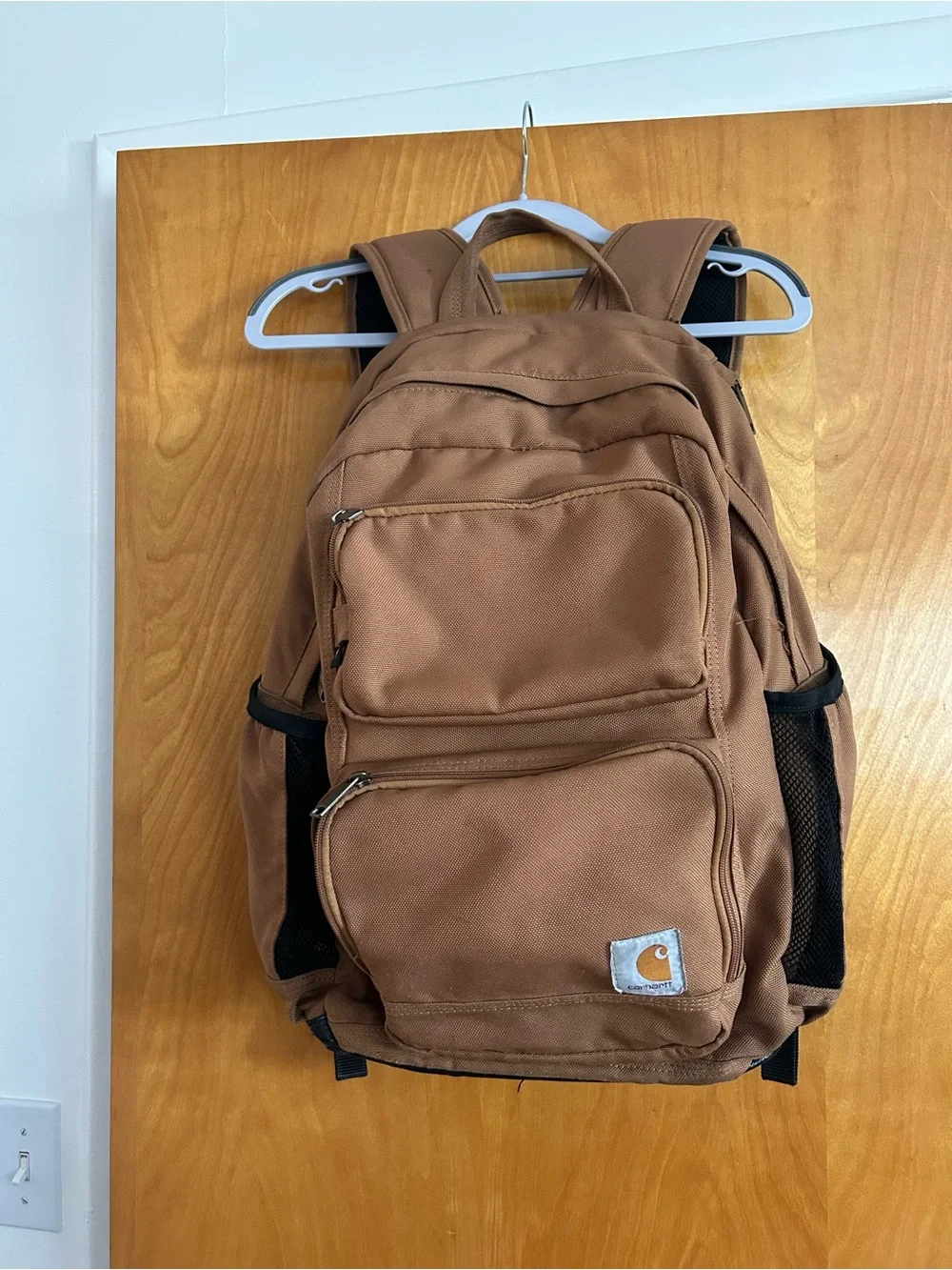 Carhartt Brown Backpack with Multiple Pockets